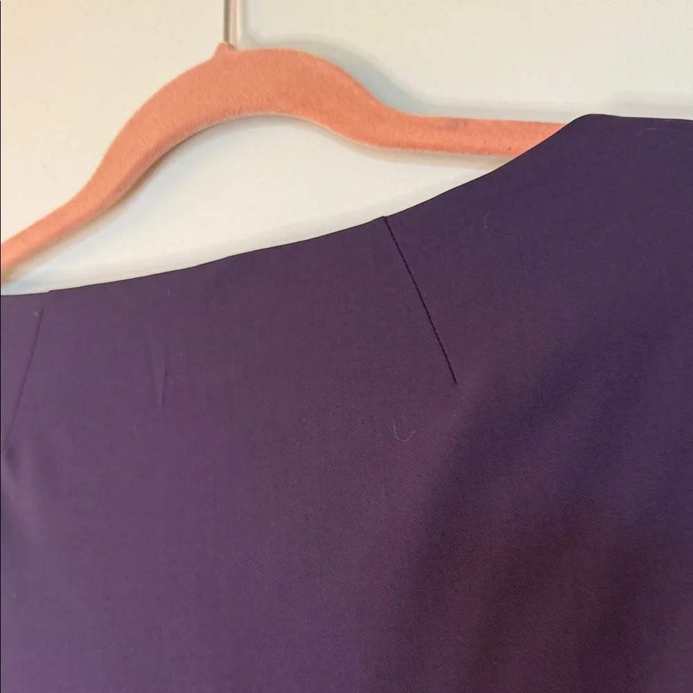 Piazza Sempione Deep Plum Midi Dress